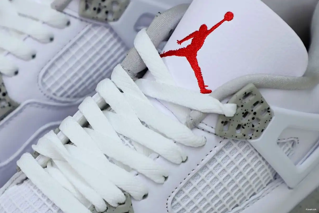 OREO' JORDAN AIR 4 'WHITE RETRO 0616